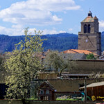 Marsac, vu en arrivant part la route de Chadernolles