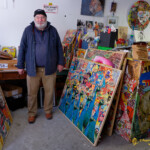 Mon ami François-Noël MARTIN dans son atelier.