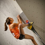 DESCHAMPS Margaux dans l'épreuve du bloc, finaliste du Master National de Combiné Olympic. No2