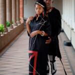 Jeune couple nous servant de modèles au monastère de Mariannhill.