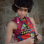 Une modèle Sud Africaine à Tala Reserve.