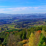 Echandelys en automne, vu du village des "Deux frères"