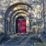 Beurières No2 - Entrée de l'église Sainte-Marguerite. Dommage, elle était fermée :-(